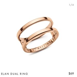Daniel Wellington Elan Dual Ring with Gift box (Size: 6)